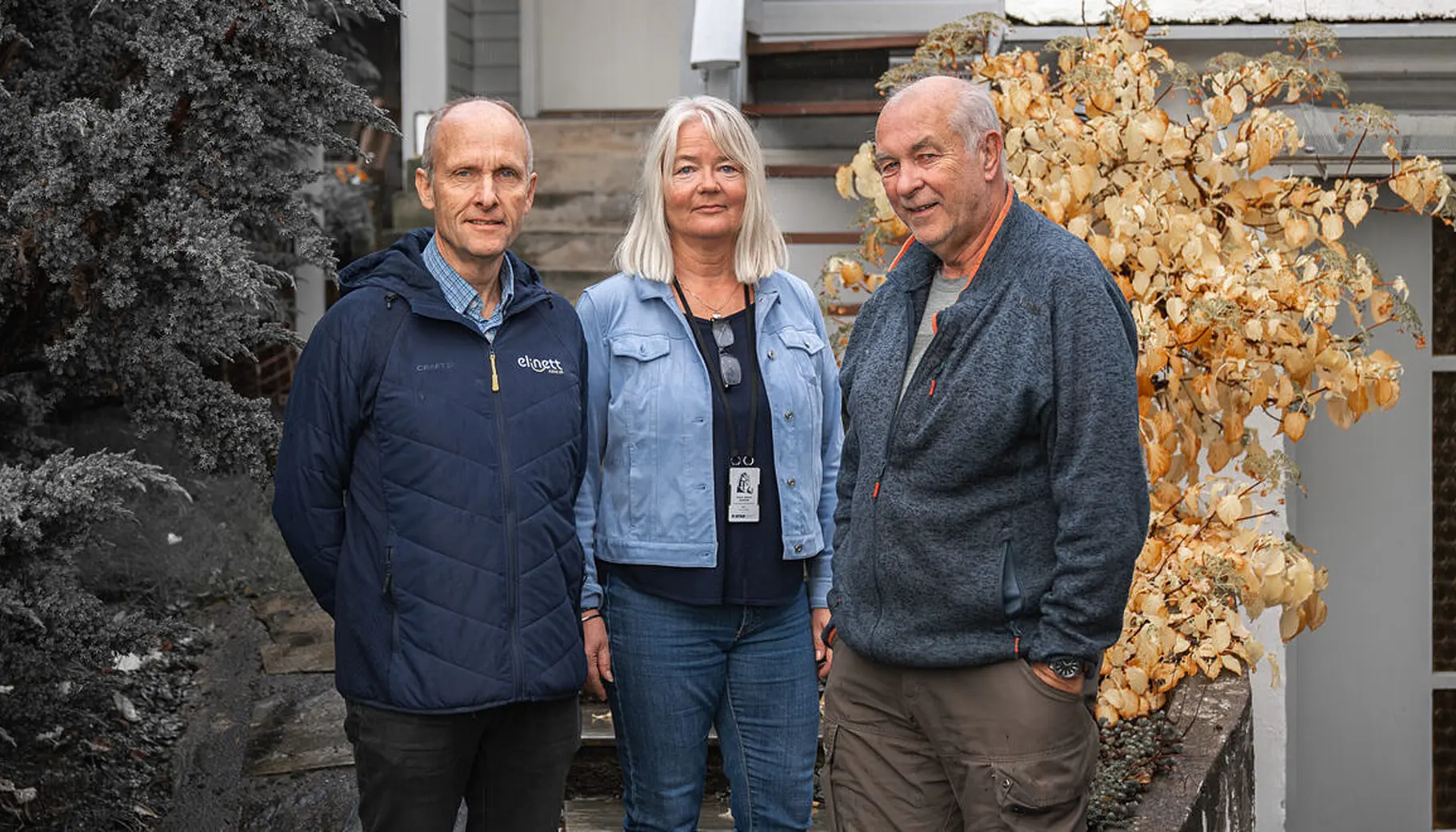 Fra venstre: Gerhard Eidså (Elinett), Anne Gautvik (Istad Kraft) og Thore Folland. Fra venstre: Gerhard Eidså (Elinett), Anne Gautvik (Istad Kraft) og Thore Folland.