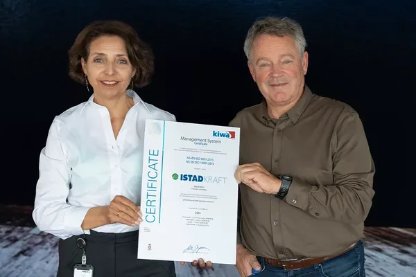 Istad Kraft er ISO-sertifisert